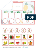 Quadro Recompensa Seletividade Alimentar Teatividades