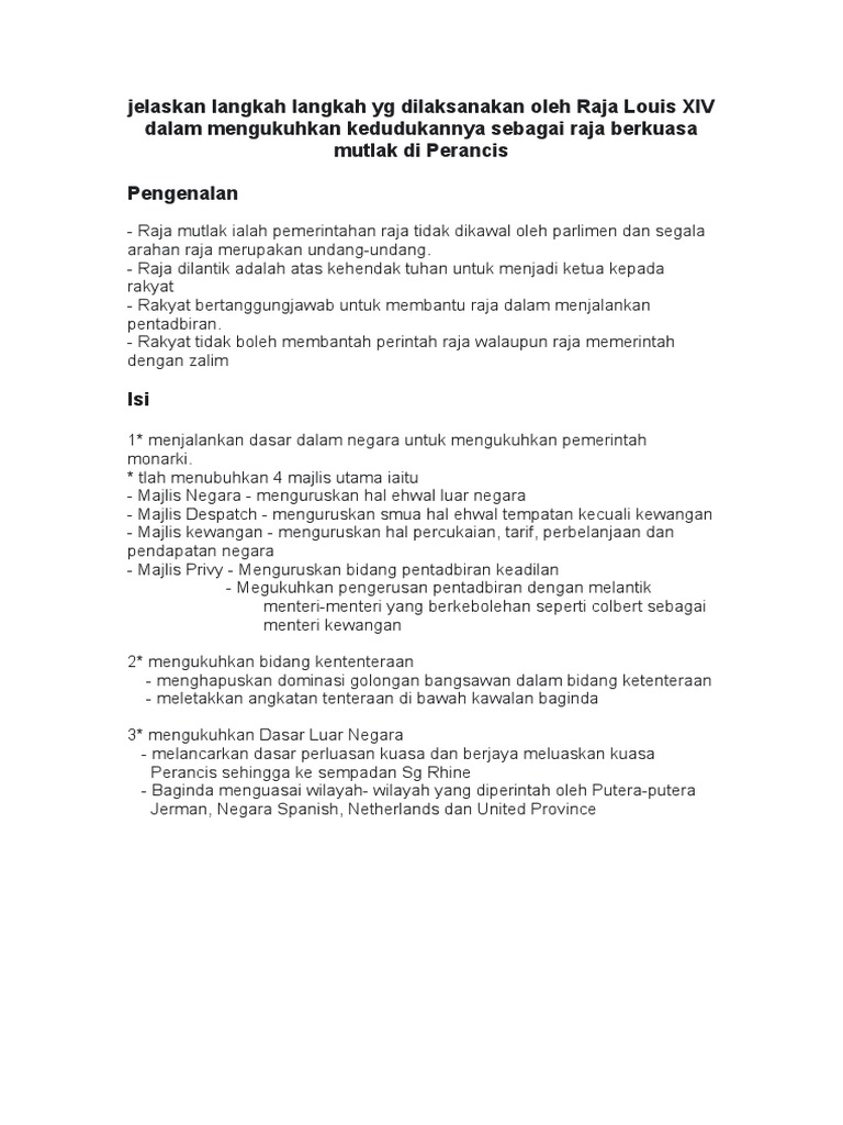 Gambar Raja Louis XIV