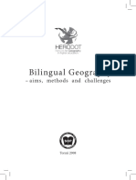 Bilingual Geography - Aims, Methods and Challenges