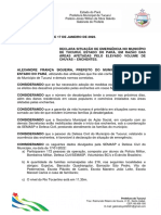 Decreto Municipal Enchentes 25-01-2022
