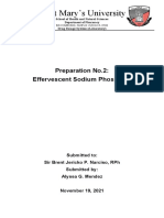 Activity 2 - Effervescent Sodium Phosphate 2021