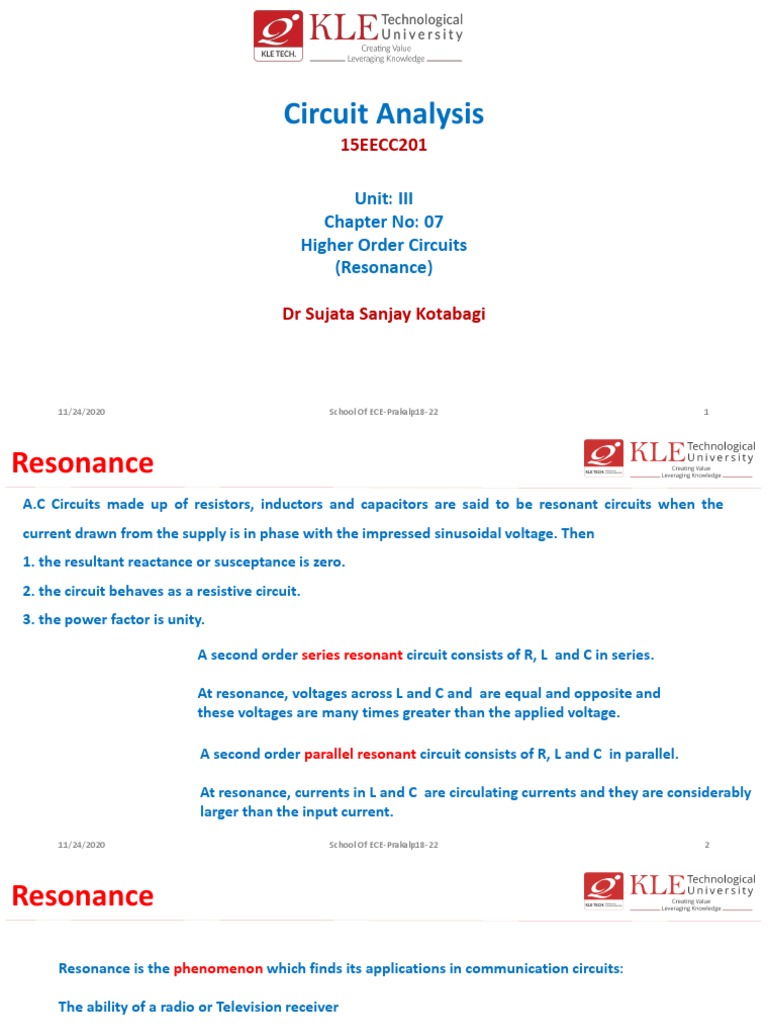 WHAT IS RESONANCE IN BASIC ELECTRICAL ENGINEERING visual data 2