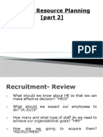 Human Resource Planning (Part 2)