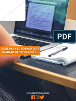 5 Guía para El Formato de Trabajo de Titulación