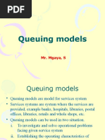 Queuing Models: Mr. Mgaya, S