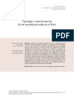 Tipología y caracterízación de las escuelas privadas en el Perú