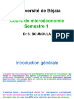 Cours de Microéconomie 1