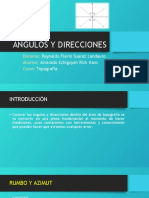 Ángulos y Direcciones