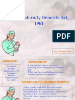 Maternity Benefit Act 1961