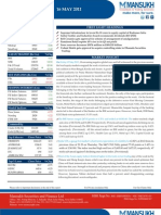 MARKET OUTLOOK FOR 16 May - CAUTIOUSLY OPTIMISTIC