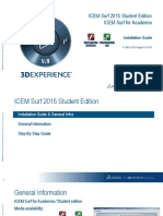 ICEM Surf 2015 Student Edition ICEM Surf For Academia: Installation Guide