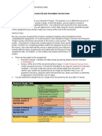 R D A I: Project Survey Instructions Documents in This Week's Learn Section. This Assignment Is Worth 40