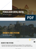 Pengolahan Sinyal Digital: Adhi Harmoko Saputro