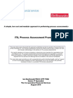 Itil Process Assessment Framework