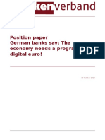 Position Paper German Banks Say: The Economy Needs A Programmable Digital Euro!