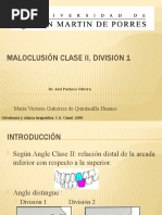 Download MALOCLUSIN CLASE II DIVISION I by Mara Victoria SN55511422 doc pdf