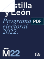 Programa Electoral Del PP en Castilla y León