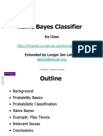 Naïve Bayes Classifier: Ke Chen