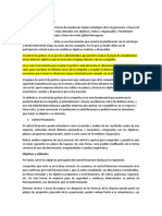 Control de Gestión y financiero