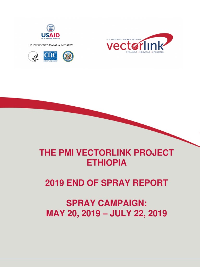 Ethiopia End of Spray Report 2019 Pmi Vectorlink | PDF | Malaria ...