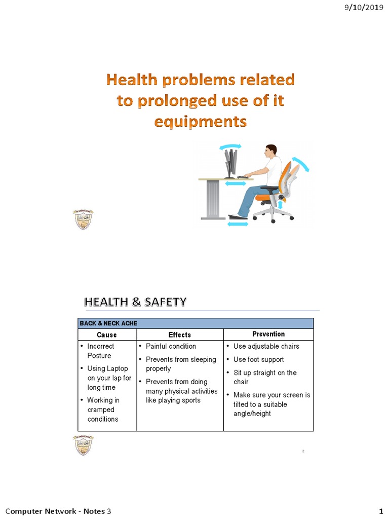 5 - Effects of Ict On Health | PDF | Computer Keyboard | Glasses
