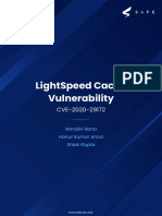 Lightspeed Cache Vulnerability Paper