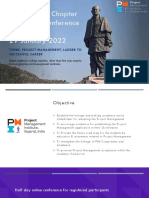 PMI Gujarat Chapter Academic Conference (Virtual) 29 January 2022