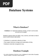 Database Systems