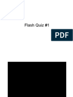Flash Quiz #1