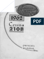 Cessna 1962 Cessna 210B Owners Manual