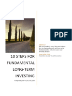 10 Step Stock Market Investing Fundamentals Handbook