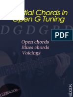 Essential Chords in Open G Tuning