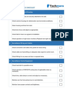 CCTV Maintenance Checklist: Ensure Cameras & Equipment Are Working Properly