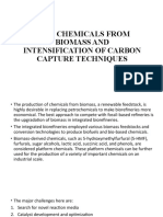 Base Chemicals From Biomass and Intensification of Carbon