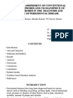 Comparative Assessment of Conventional Periodontal Probes and Cej