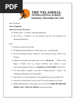 Class 12 English Project 2024 2025 | PDF