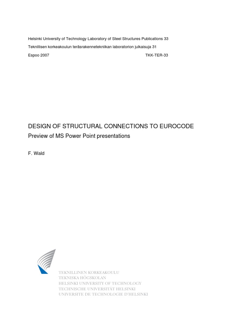 PP Connection Design According To en 1993-1-8 | PDF | Truss | Building ...