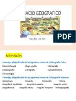 EL ESPACIO GEOGRAFICO. Clase 4 de 1ero. P1