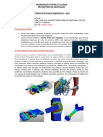 Exercícios Sobre Projeto Estrutural de Máquinas