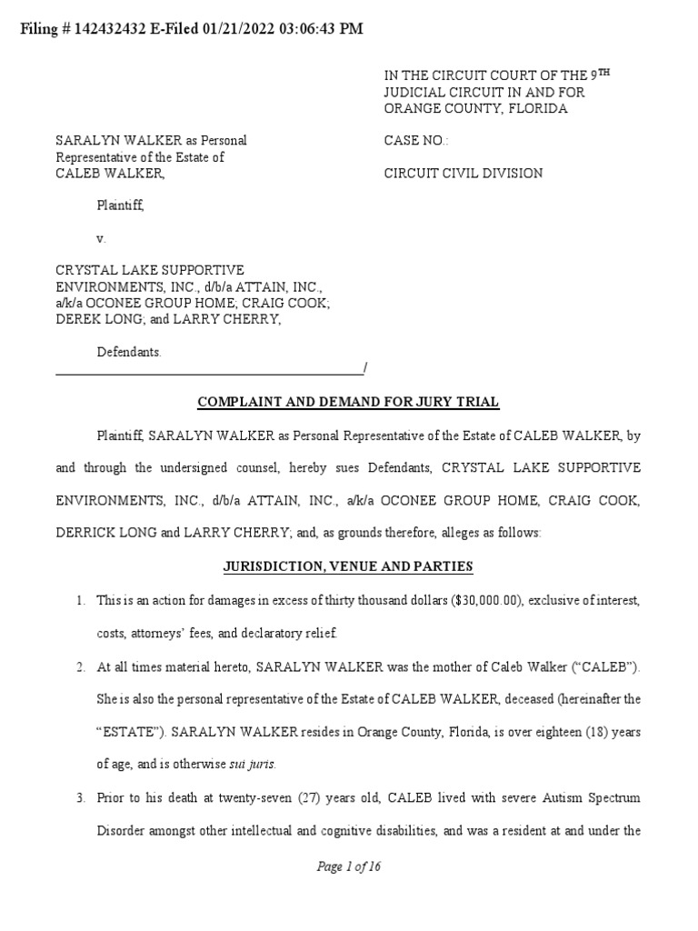 Ben Crump Lawsuit PDF Negligence Cardiopulmonary Resuscitation