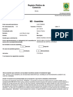 Registro de asamblea extraordinaria de GRUPO MBAX SOCIEDAD ANONIMA PROMOTORA DE INVERSION DE CAPITAL VARIABLE