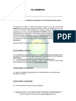 Paz Ambiental: Termo Aditivo Entre A Empresa Paz Ambiental Ltda E Erivaldo de Souza Uchoa