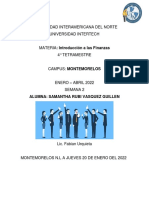 Introduccion A Las Finanzas - Semana 2