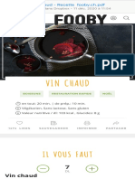 L Vin Chaud - Recette Fooby - CH
