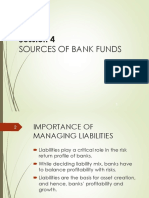 Session 4: Sources of Bank Funds