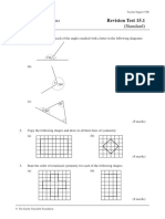 UNIT 15 Polygons Revision Test 15.1: (Standard)