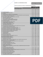 Tipos de Cotización at y EP en Función Del CNAE