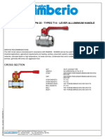 Fullway Ball Valve - PN 25 - Types T14 - Lever Alluminium Handle