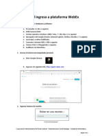 Manual Uso Plataforma Webex para Videoconferencia PJUD
