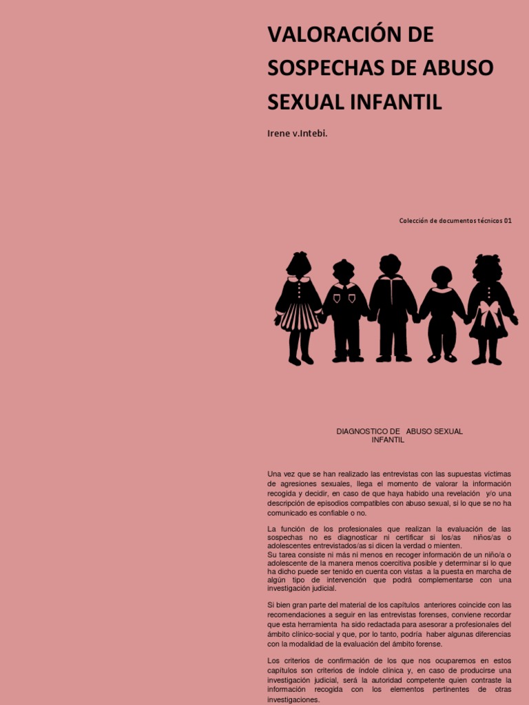 Criterios para Diagnóstico de Abuso Sexual Infantil | PDF | Abuso ...